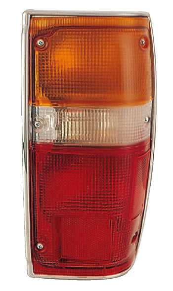 Tail Light Rear Back Lamp for 84-88 Toyota Pickup 2/4WD (Chrome) Passenger Right