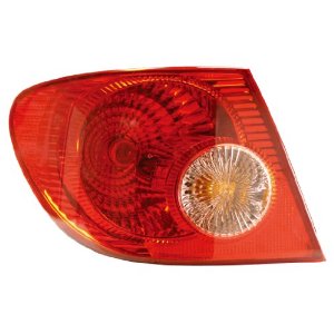 Tail Light Rear Back Lamp for 03-04 Toyota Corolla Passenger Right