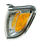 Corner Side Marker Light for 01-04 Toyota Tacoma Pickup (Chrome) Driver Left