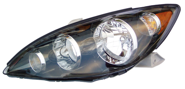 Headlight Front Lamp for 05-06 Toyota Camry SE Black Housing Driver Left